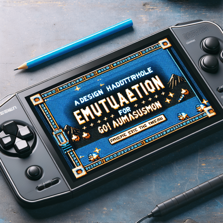 On-the-Go Portable Handheld Emulation Setup