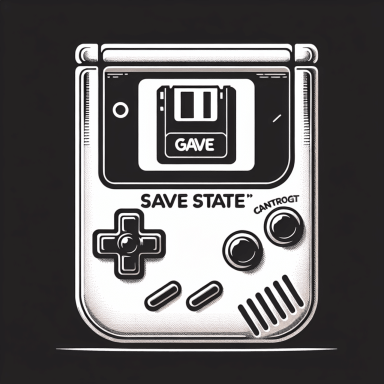 Retro Handheld Games with Save State Support