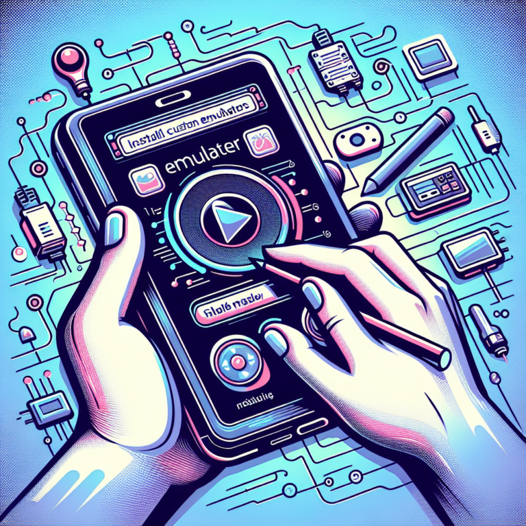 Installing custom emulators on handhelds